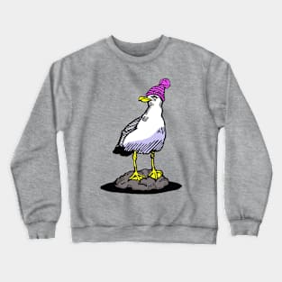 The Bobble Hatted Seagull Crewneck Sweatshirt